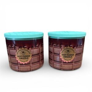 Bath & Body Works Hot Fudge Drizzle 3-Wick Candles